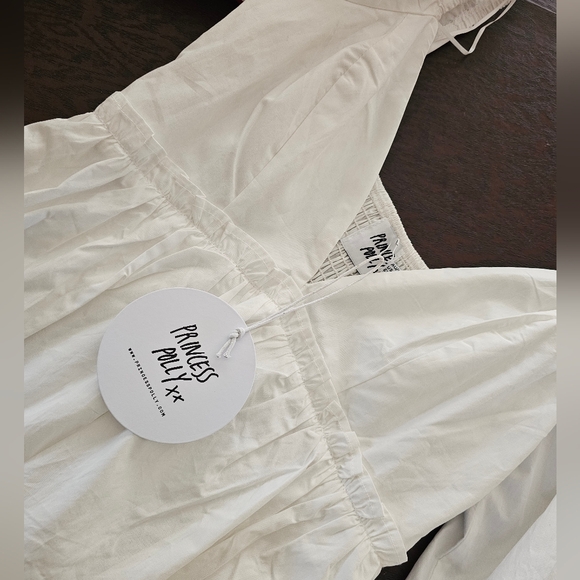 Princess Polly White Long Sleeve Dress - Picture 3 of 5